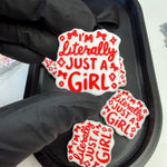 ‘Just a girl’ Silicone Focal