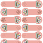 Circular Tab Box Seal Stickers